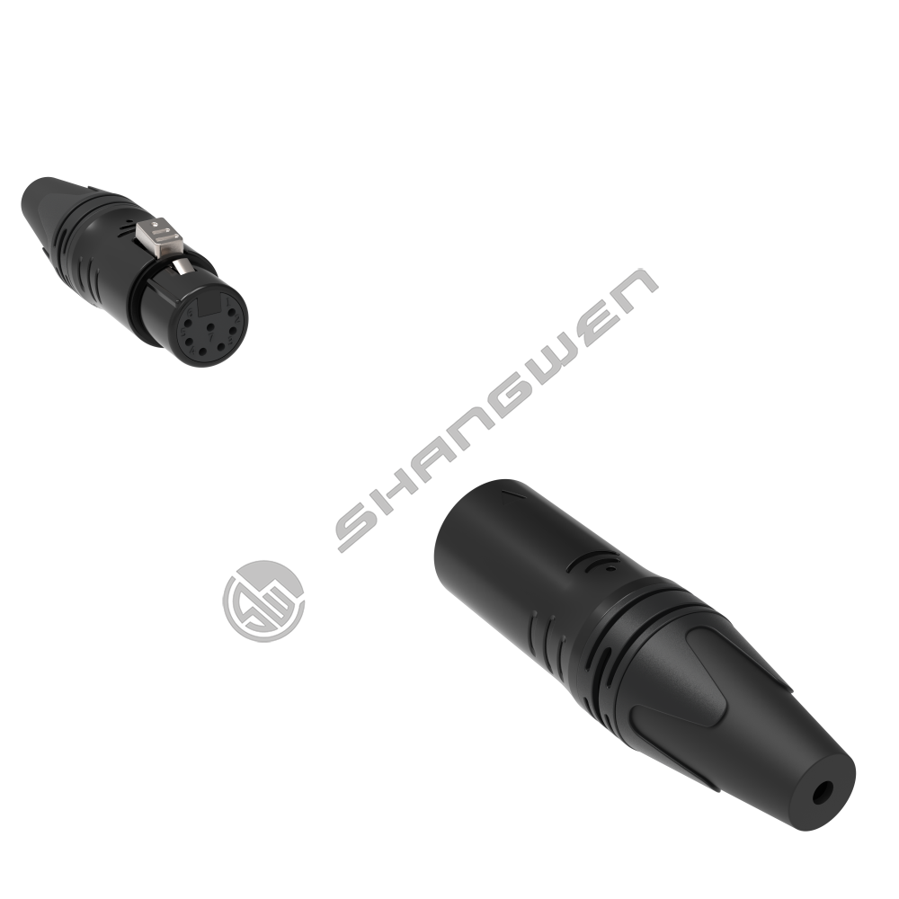 XLR seven-core female head